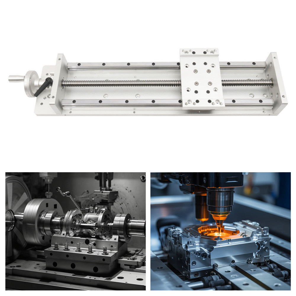  Industrial SFU1605 Linear Rail Cross Sliding Stage Table Linear XYZ Axis W/Lock