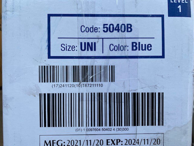 300 - Tronex 5040B Blue 3-Layer Face Masks with Meltblown Center, Medical Grade