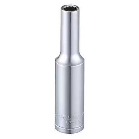 Westward 53Yr53 Westward 1/4 In Drive, 4.5Mm Triple Square Metric, Socket, 12
