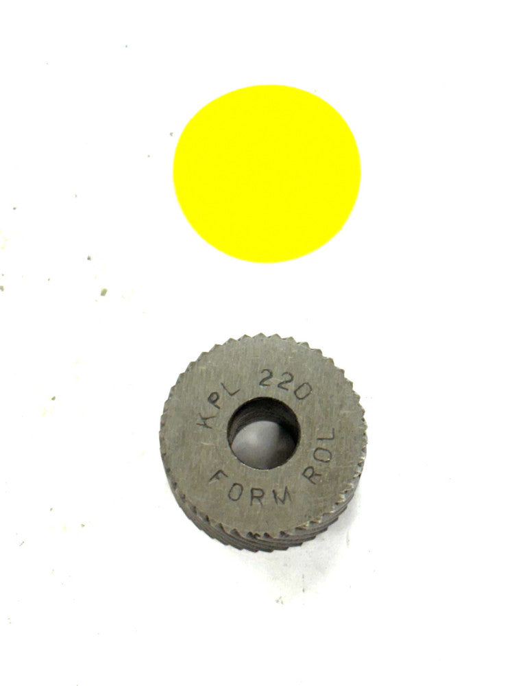 FORM ROL KNURLING WHEEL KNL 220 3/4" X 3/8" X 1/4"