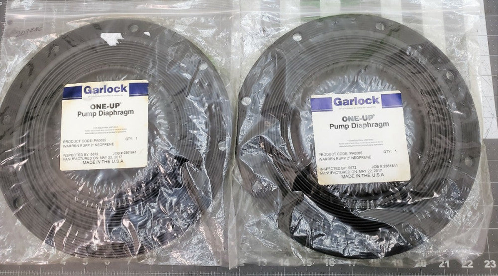 (2) Wilden Sandpiper AODD 2” Warren Rupp Pump Diaphragms PA0085 Garlock [A7B4]