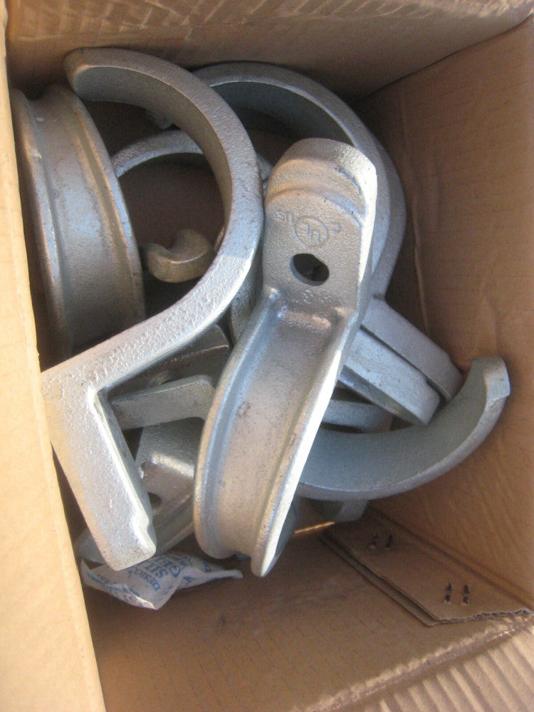 Box of 10 --3" Pipe Straps for Rigid & IMC, Malleable Iron BPT 908