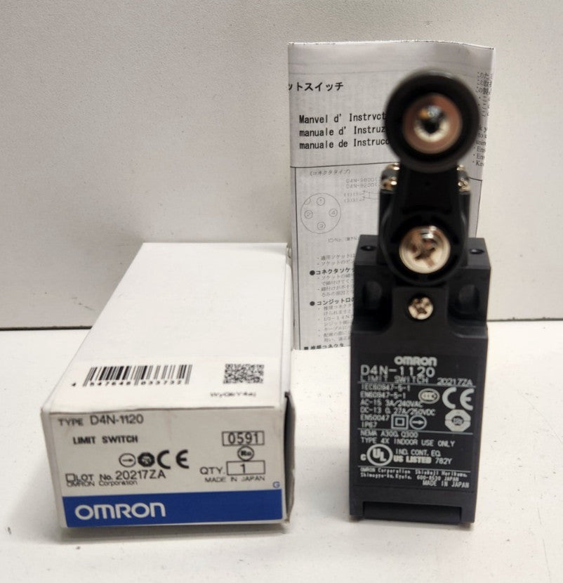 NEW IN BOX! OMRON 1NC/1NO LIMIT SWITCH D4N-1120