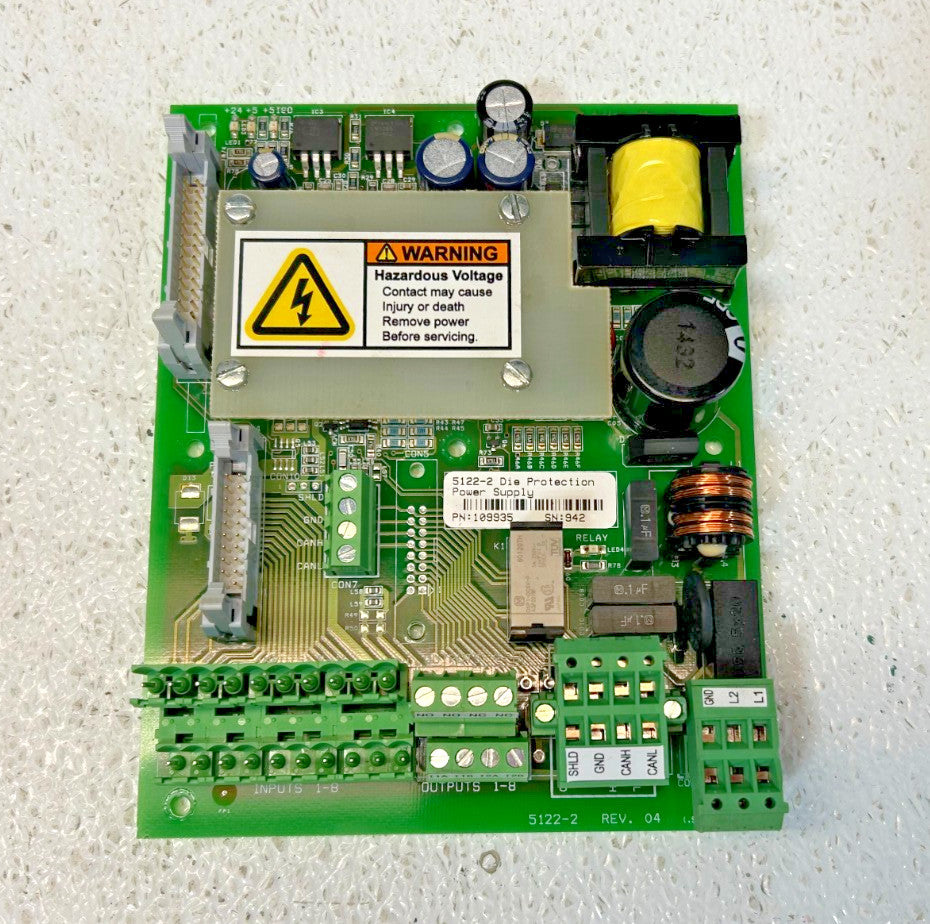 5122-2 Die Protection Power Supply 109935 Rev 04