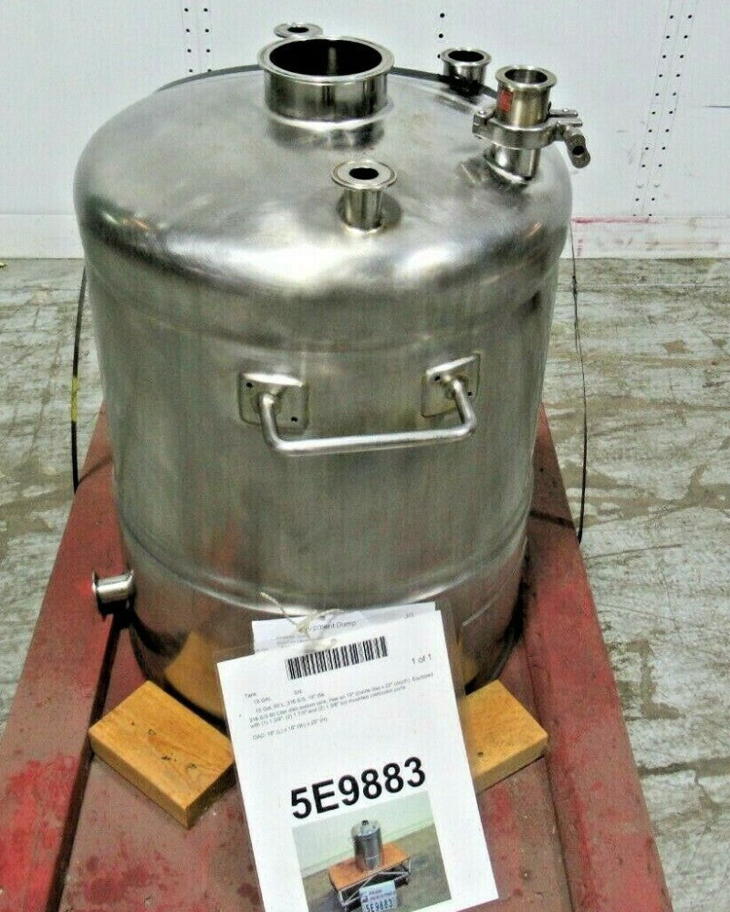 50 Liter Stainless Steel Single Wall Tank