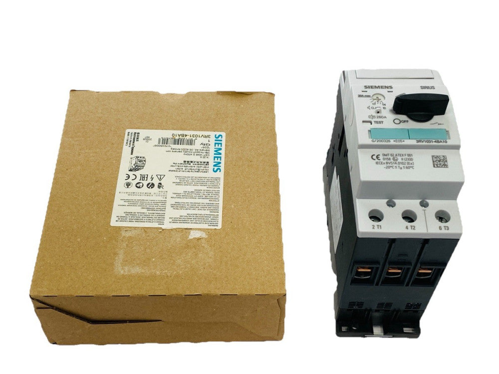 Siemens 3RV1031-4BA10 Motor Protection Circuit Breaker 14-20A 600V