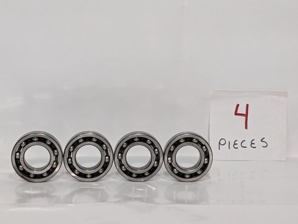 (4) KBC 6208 C3 Deep Groove Ball Bearing 40x80x18