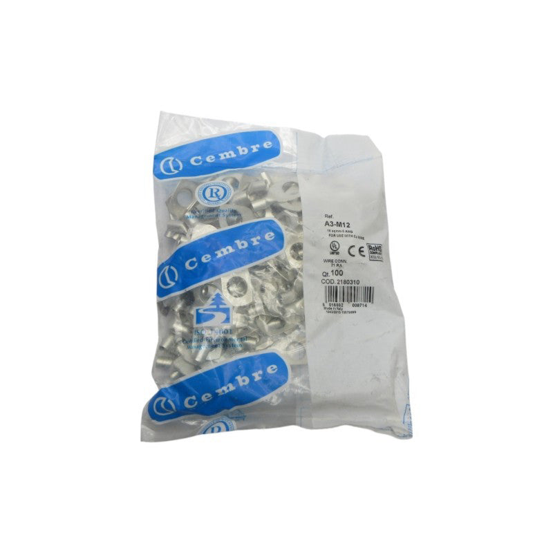 CEMBRE A3-M12 (PKG OF 100) NSMP