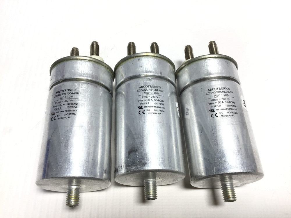 Arcotronics C20AQGR5100AASK Polypropylene Film Capacitor Screw Mount 780V 30A...