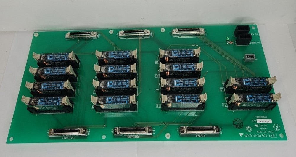 YASKAWA JARCR-XIS04 REV A PC Board Relay Encoder Separation Module Circuit
