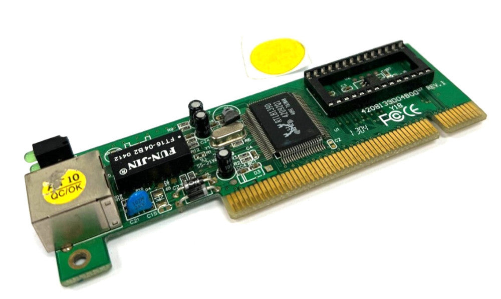 UNBRANDED RTL8139 ETHERNET ADAPTER CARD 10/100MPS OAL 4-3/4"