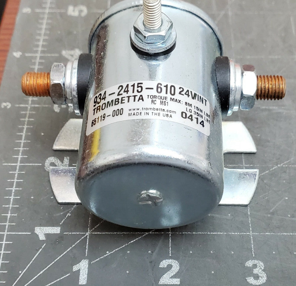 24 Volt Solenoid Trombetta JLG, SkyTrak, Gradall, Lull P91853 [C8S4]