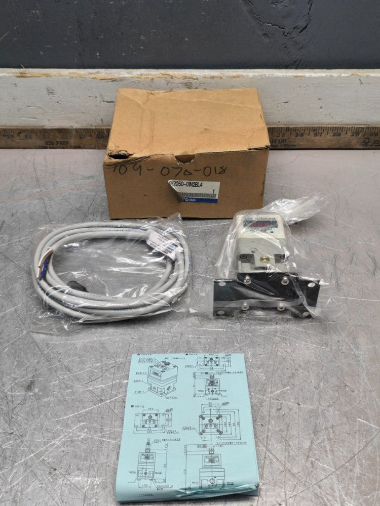 SMC ITV2050-01N2BL4 ,ELECTRO-PNEUMATIC REGULATOR ,4-20MA ,NEW IN BOX!MAKE OFFER!