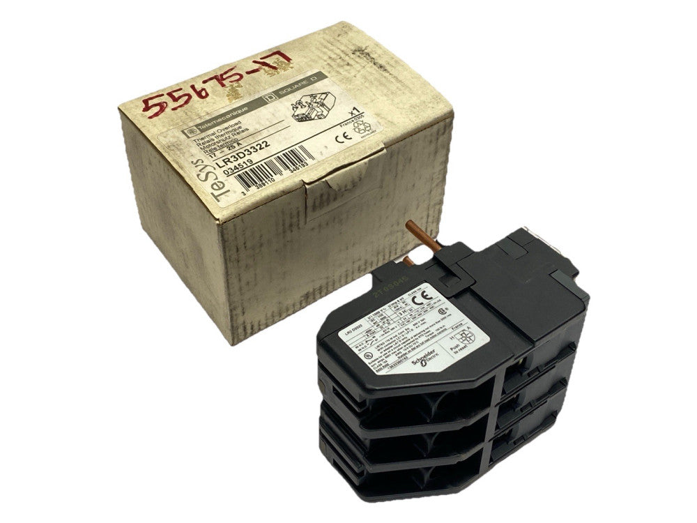 Schneider Electric LR3D3322 TeSys Deca Thermal Overload Relay 17-25A