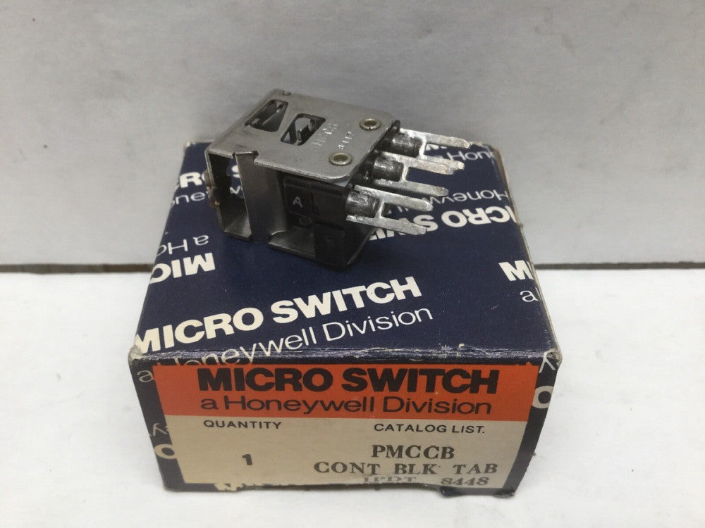 Honeywell Micro Switch PMCCB Contact Block Tab 1PDT