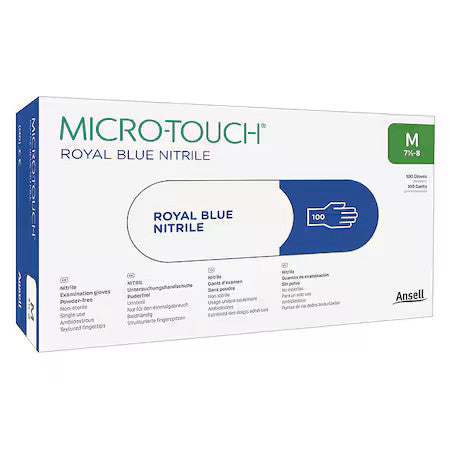 Micro-Touch 313029 Micro-Touch, Disposable Gloves, 3.1 Mil Palm, Nitrile,