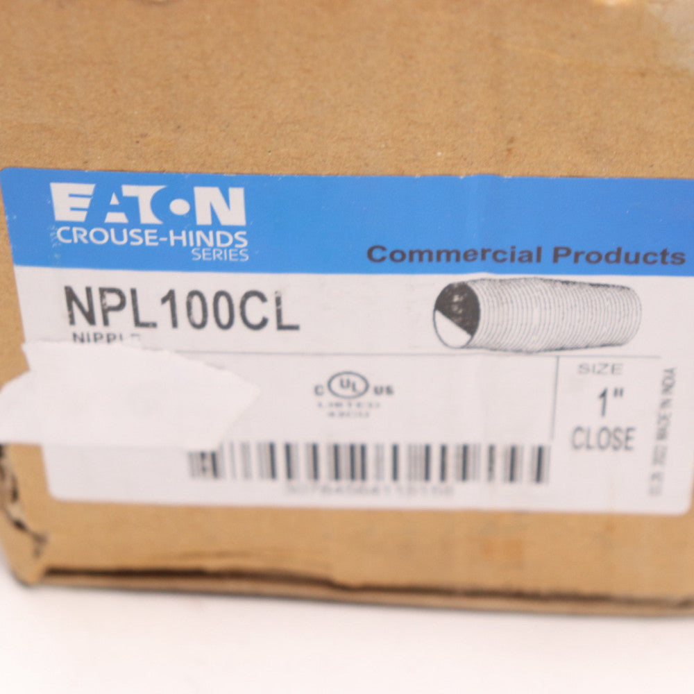 Eaton Crouse Hinds Conduit Nipple Galvanized 1" X 1-1/2"  NPL100CL