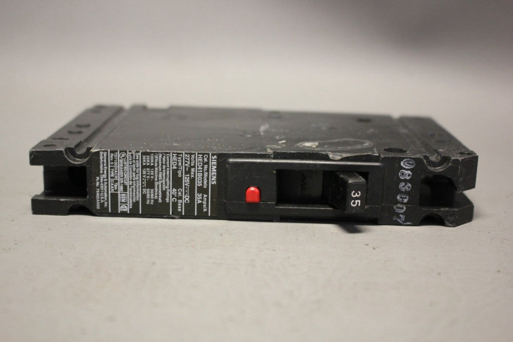 UNUSED SIEMENS CIRCUIT BREAKER HED41B035 35AMP