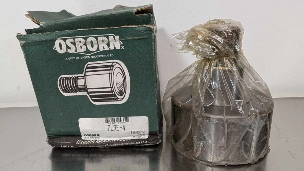 Osborn PLRE-4 Cam Follower 95892 4" Roller Dia x 2" Roller Wide x 1.25" Stud Dia