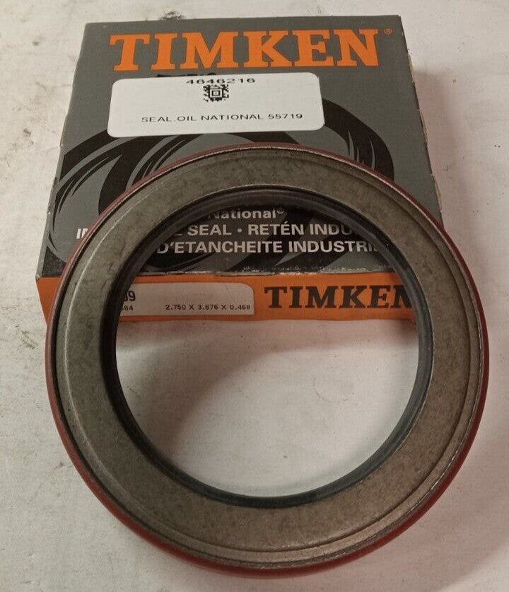 NEW TIMKEN INDUSTRIAL OIL SEAL 2.75 X 3.876 X .468  100129684 455009