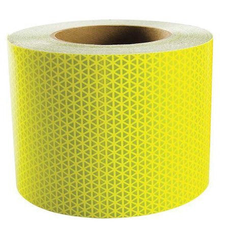 Oralite 19718 Reflective Tape,W 6 In,Lime