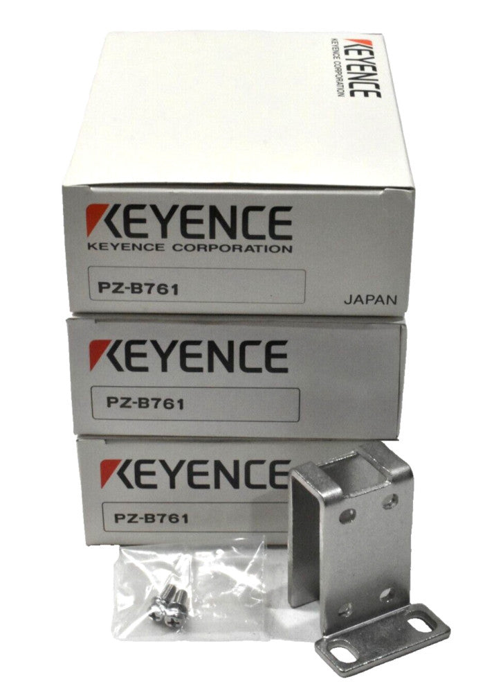 [Lot of 3] Keyence PZ-B761 Standard Mounting Bracket PZ-V/M Series