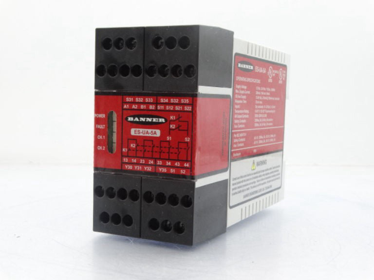 BANNER ENGINEERING ES-UA-5A RELAY USED