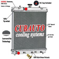 Upgrade 2 Rows Radiator For Kubota L3130DT L3130F L3130DTGST L3130DT-HST L3430DT