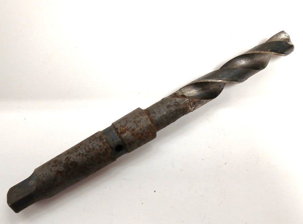 47/64 TWIST DRILL BIT W/ TAPER SHANK 2 MT3 HS 2 FLUTE OAL 9"