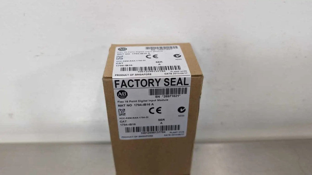 Allen-Bradley 1794-IB16 Digital Input Module KCC-REM-RAA-1794-DI Ser A 16 Point