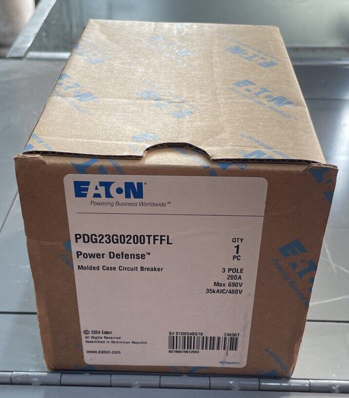 NEW EATON PDG23G0200TFFL 200 AMP 3P CIRCUIT BREAKER