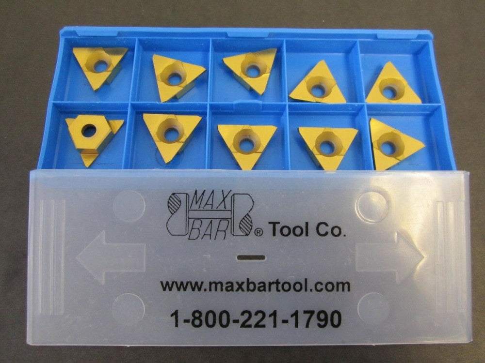 Max-Bar Tool Co. TCOR-4203 C-2T Carbide Indexable Inserts Pack Of 10