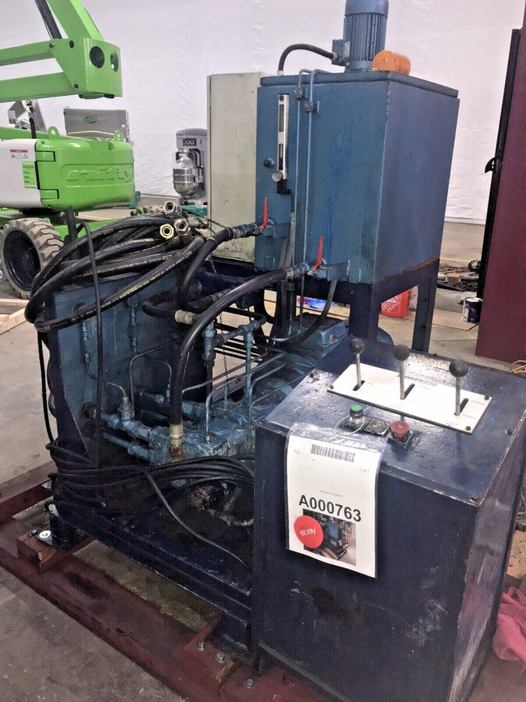 KINGSWOOD 50HP Hydraulic Power Unit with (2) Linde MPV-43-R Piston Pumps