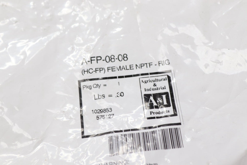 A&I Products HC-FP Female NPTF Pipe Rigid Straight A-FP-08-08