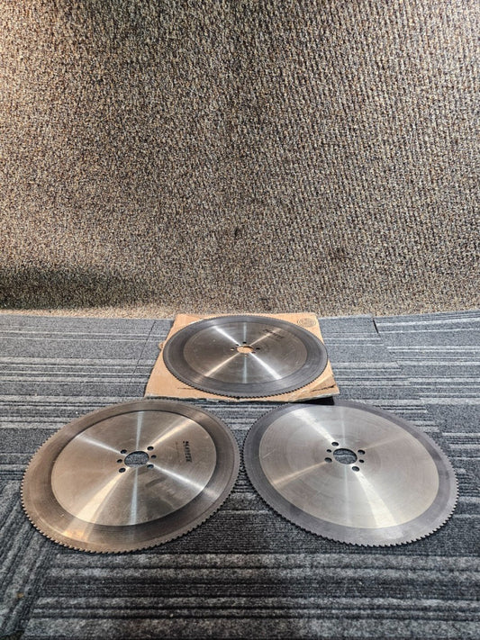(QTY 3) Kent 350x2,25x40 140T, 350x2,30x40 140T, 400x2,30x40 160T Saw Blade