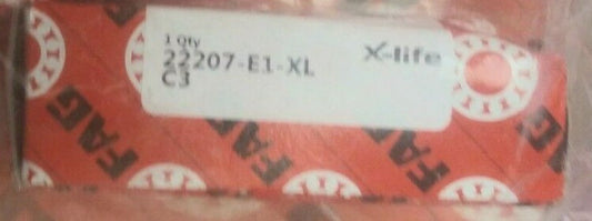 (1) NEW FAG (Schaeffler) Spherical Roller Bearing 22207-E1-XL