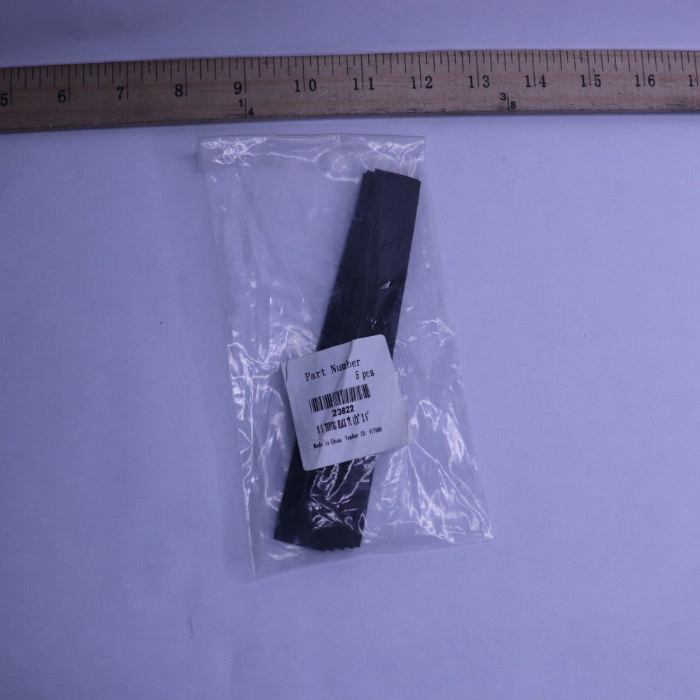 (5-Pk) Heat & Cold Shrink Sleeve 1/2"ID x 6"OAL 23622