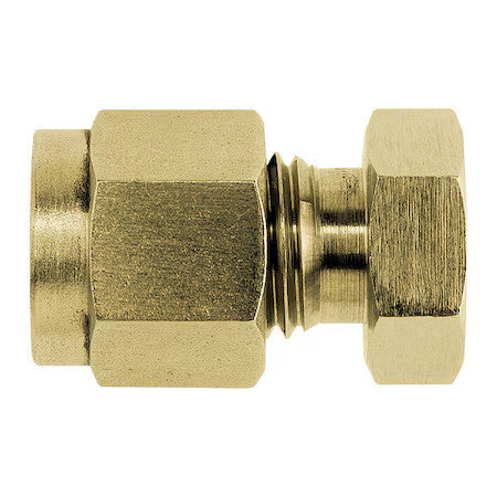 Brennan Industries N2408-06-B Compression Fitting Cap,Brass,Tube,Tube