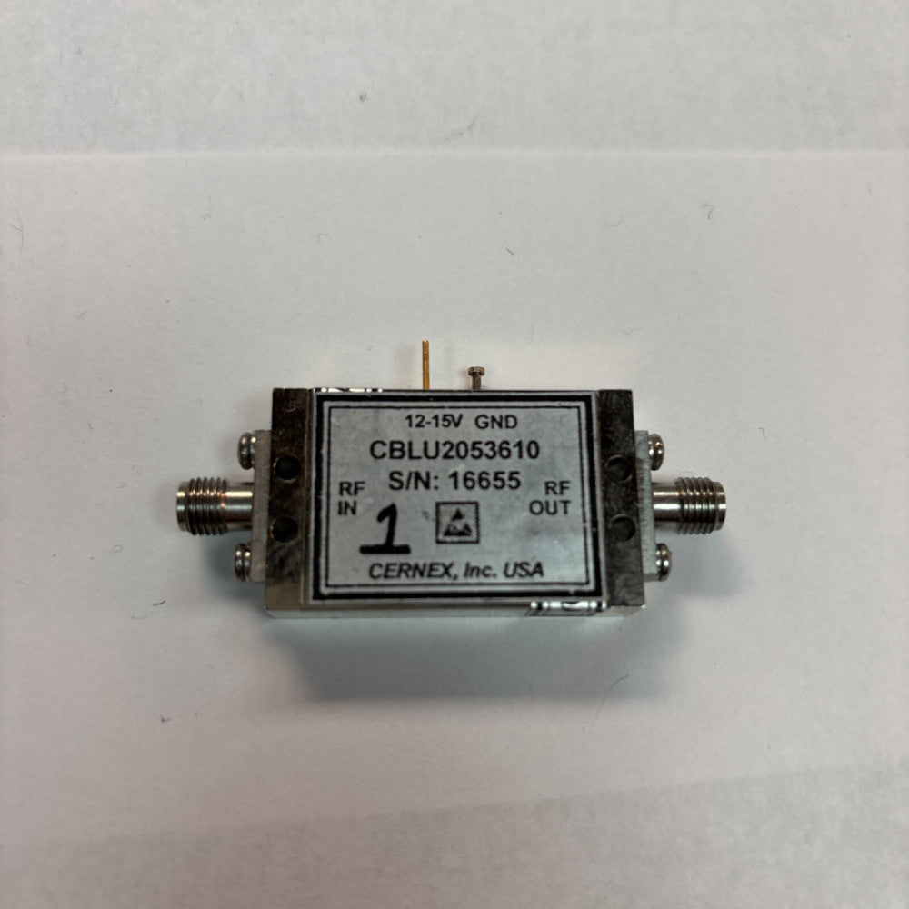 CERNEX CBLU2053610 Frequency Multiplier 12-15V GND