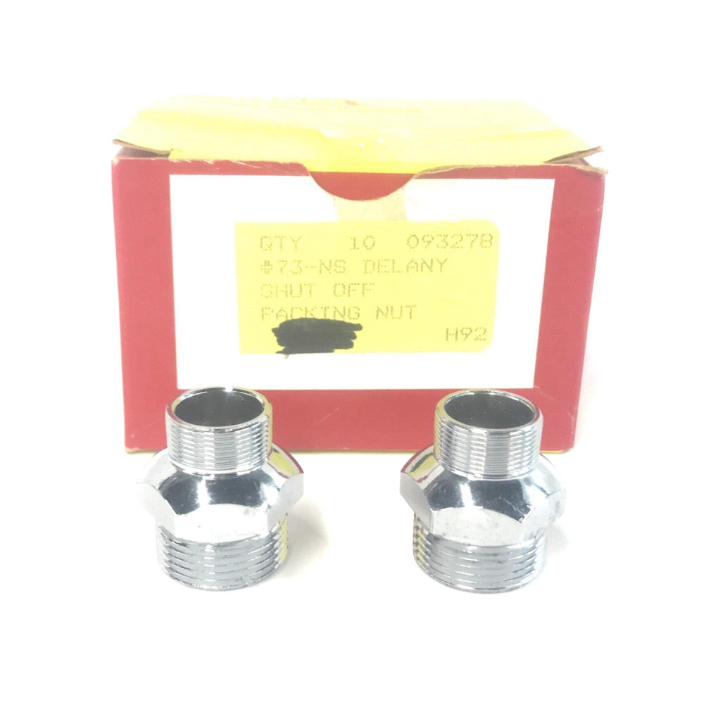 Sexauer/Delany Shut Off Packing Nut 093278 (73-NS) [Lot of 2] NOS