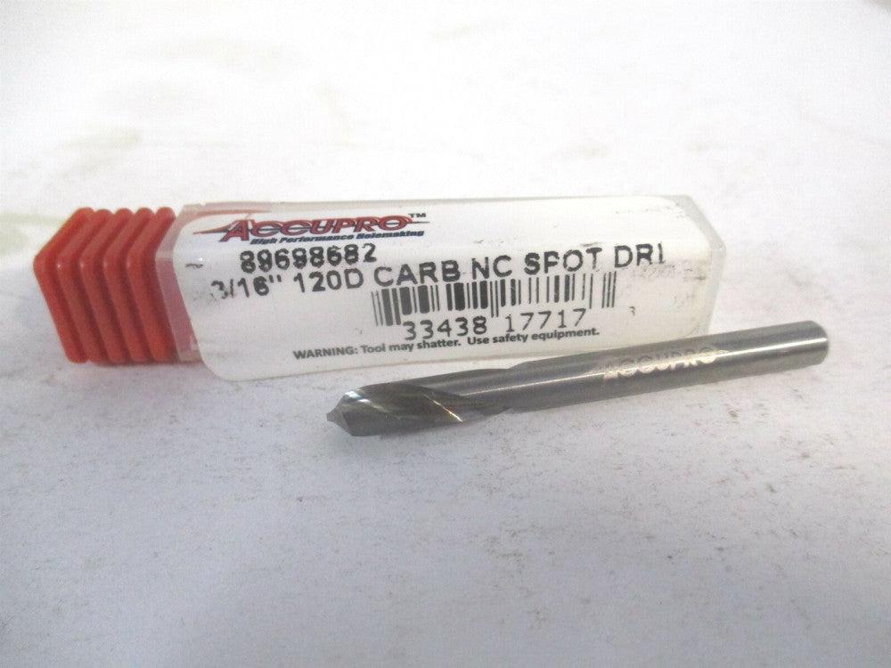 (89698682) 3/4" x 3/16 x 2" OAL 2-Flute High Performance Carbide Spotting Drill 