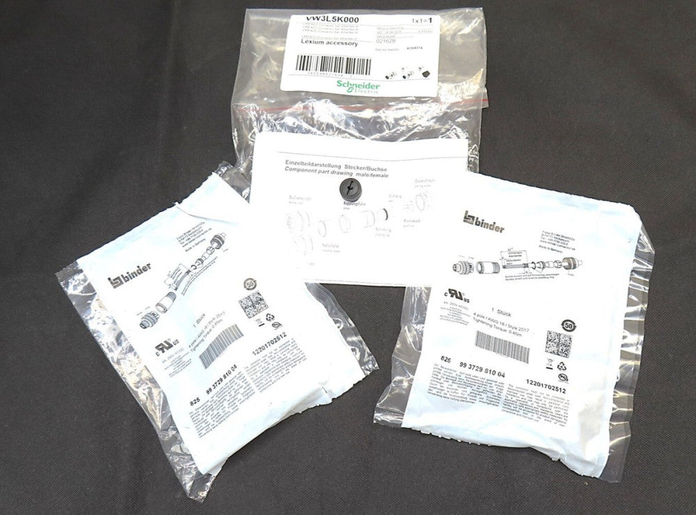Schneider Electric  VW3L5K000  99 3729 810 04 Binder Lexium Accessory Set  NEW