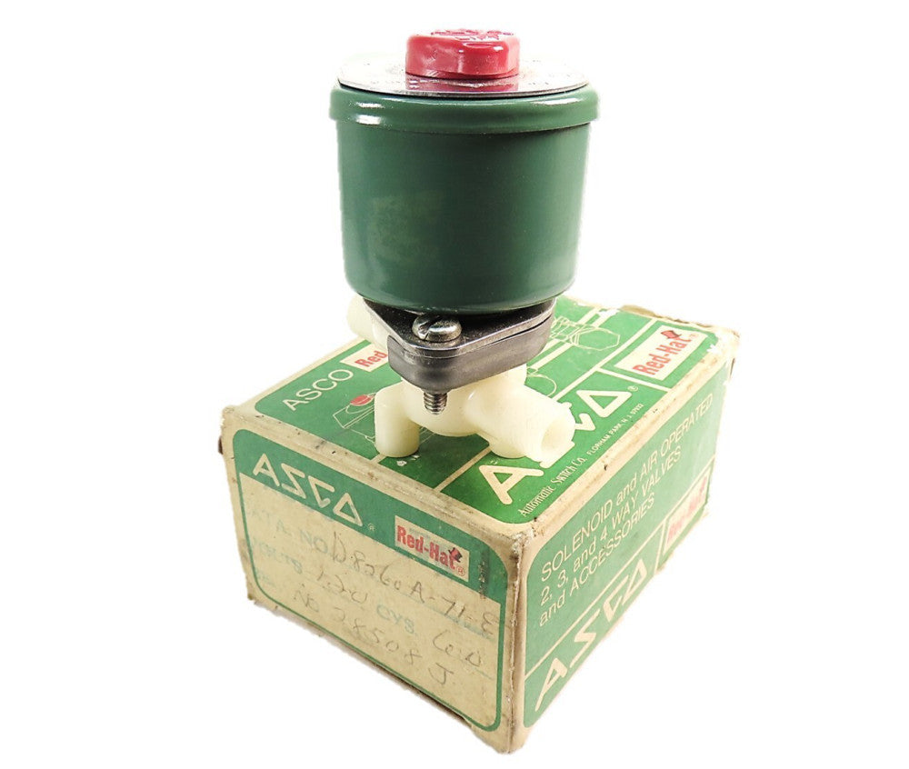 Asco D8260A-71-E D8260A71E Water Only Solenoid Valve 1/4" Pipe 120VAC Coil NIB