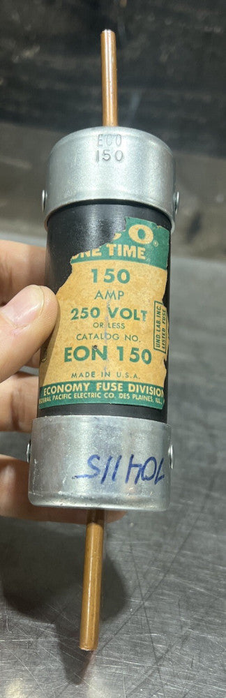 Eco EON 150 One Time Fuse, 150 Amp, 250 Volt Or Less, NOS