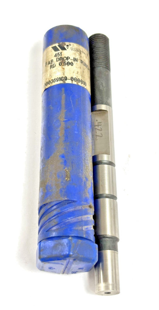 1/2 FAB DROP-IN PUNCH RD 0.500" , 1"-20 THREAD