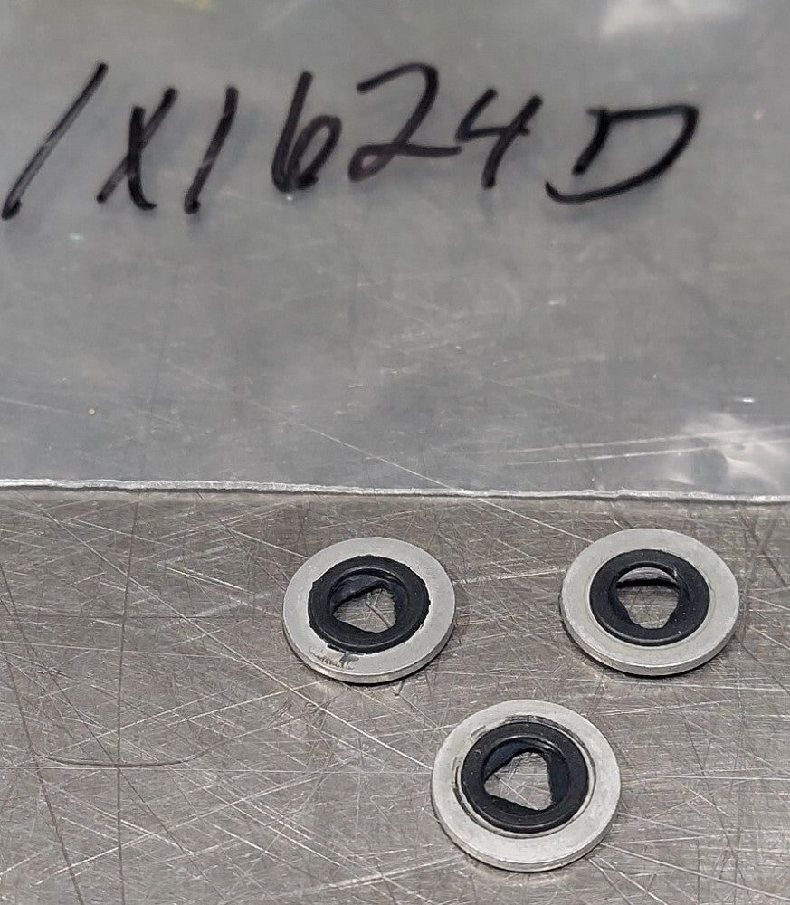 Lot of 3 - Ingersoll Rand Compressor P/N 1X1624-D / 67649368 - 1/4"PRKR THD SEAL