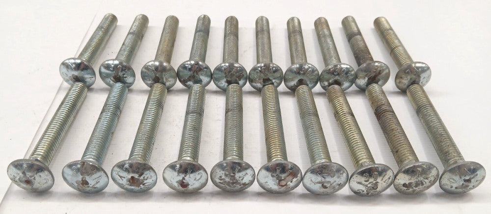 CARRIAGE BOLT 1/2-13 X 3-1/2 IN. 307 GRADE A STEEL ZINC PLATED  LOT OF 20