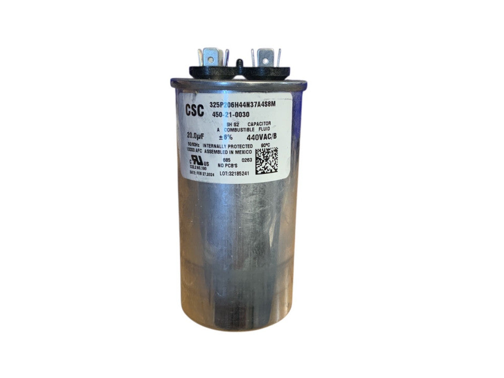 CSC 325P206H44N374S8M 20 µF 440V Run Capacitor HVAC AC Motor 450-21-0030