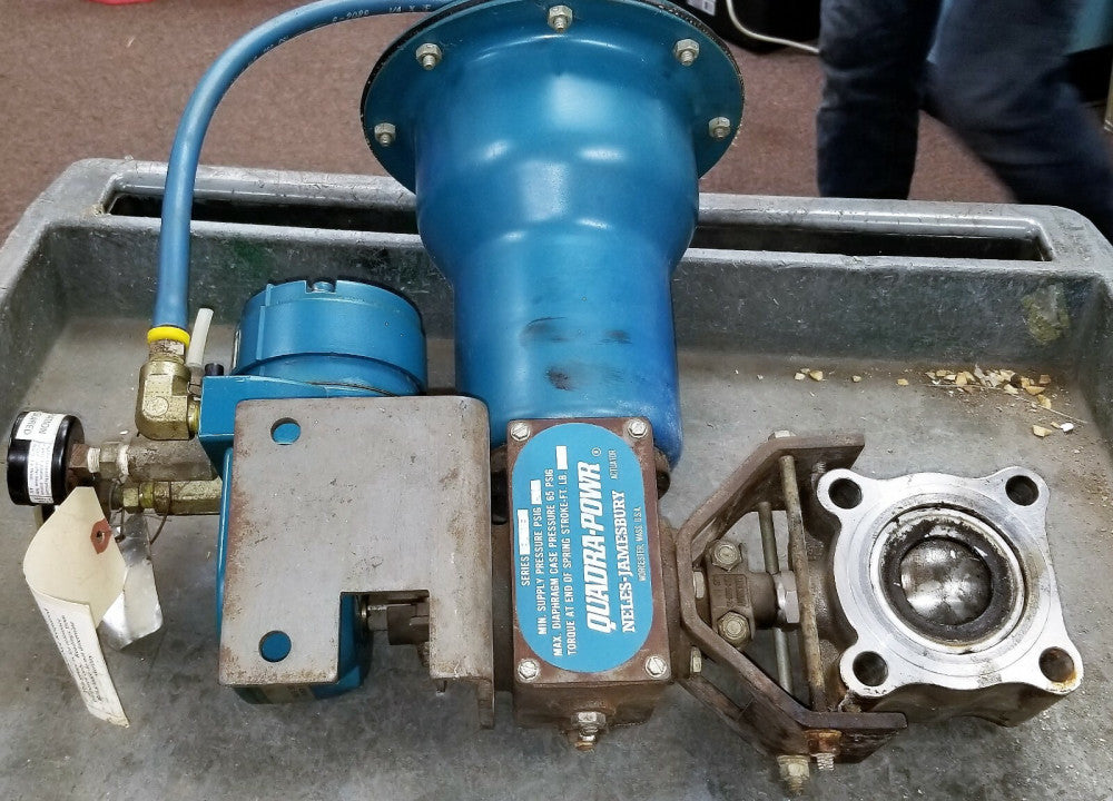 2” SS JAMESBURY BALL VALVE / QUADRA-POWER B40S ACTUATOR [F1FL#2]