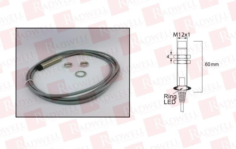 RADWELL VERIFIED SUBSTITUTE NBN4-12GM60-WS-SUB / NBN412GM60WSSUB (BRAND NEW)